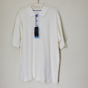 NWT Blue Harbor Cotton Polo Shirt, Size Large